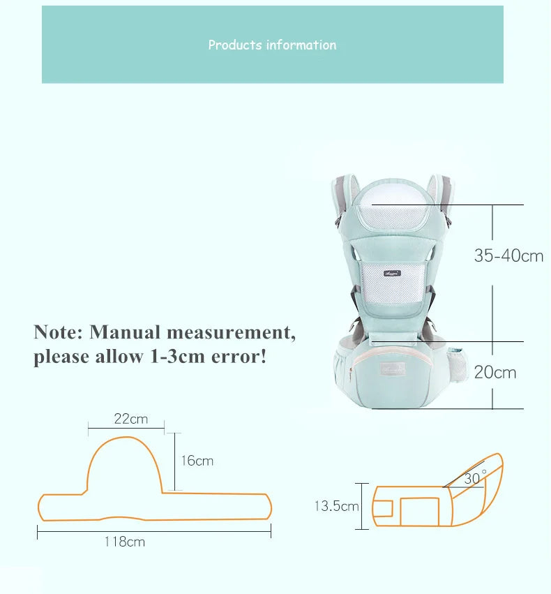 Baby Carrier Ergonomic multifuntinal for newborn with bag accessories