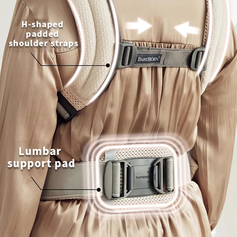 Baby Carrier Ergonomic BabyBjorn 3-in-1 Design Supporting Newborns and Toddlers
